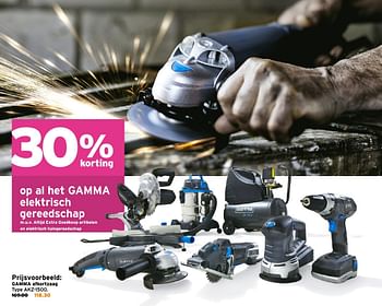 Aanbiedingen Gamma afkortzaag akz-1500 - Huismerk - Gamma - Geldig van 04/12/2016 tot 11/12/2016 bij Gamma