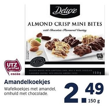 Aanbiedingen Amandelkoekjes - Deluxe - Geldig van 05/12/2016 tot 11/12/2016 bij Lidl