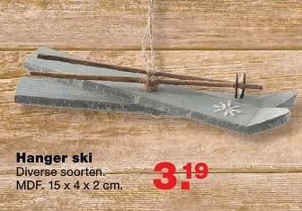 Aanbiedingen Hanger ski - Huismerk - Praxis - Geldig van 05/12/2016 tot 11/12/2016 bij Praxis