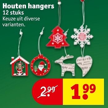Aanbiedingen Houten hangers - Huismerk - Kruidvat - Geldig van 06/12/2016 tot 11/12/2016 bij Kruidvat