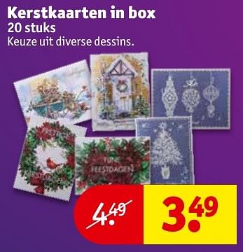 Aanbiedingen Kerstkaarten in box - Huismerk - Kruidvat - Geldig van 06/12/2016 tot 11/12/2016 bij Kruidvat