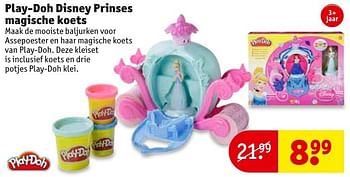Aanbiedingen Play-doh disney prinses magische koets - Play-Doh - Geldig van 06/12/2016 tot 11/12/2016 bij Kruidvat