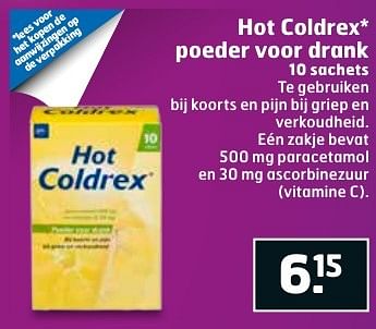 Aanbiedingen Hot coldrex poeder voor drank - Hot Coldrex - Geldig van 06/12/2016 tot 11/12/2016 bij Trekpleister