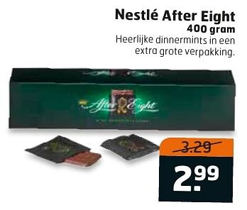 Aanbiedingen Nestlé after eight - Nestlé - Geldig van 06/12/2016 tot 11/12/2016 bij Trekpleister