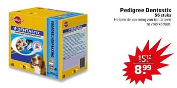 Aanbiedingen Pedigree dentastix - Pedigree - Geldig van 06/12/2016 tot 11/12/2016 bij Trekpleister