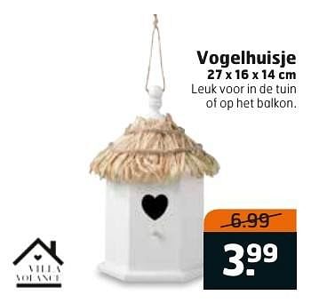 Aanbiedingen Vogelhuisje - Huismerk - Trekpleister - Geldig van 06/12/2016 tot 11/12/2016 bij Trekpleister