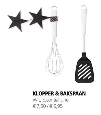 Aanbiedingen Klopper + bakspaan - Brabantia - Geldig van 08/12/2016 tot 31/12/2016 bij Multi Bazar