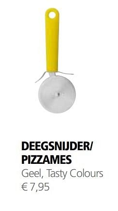 Aanbiedingen Deegsnijder- pizzames - Brabantia - Geldig van 08/12/2016 tot 31/12/2016 bij Multi Bazar