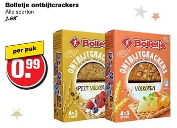 Aanbiedingen Bolletje ontbijtcrackers - Bolletje - Geldig van 07/12/2016 tot 13/12/2016 bij Hoogvliet