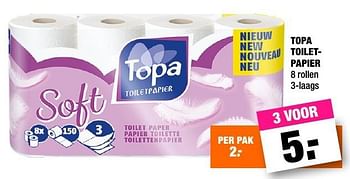 Aanbiedingen Topa toiletpapier - TOPA  - Geldig van 05/12/2016 tot 18/12/2016 bij Big Bazar
