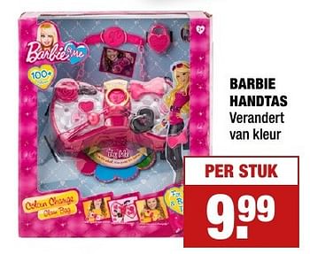 Aanbiedingen Barbie handtas - Mattel - Geldig van 05/12/2016 tot 18/12/2016 bij Big Bazar