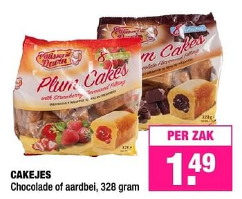 Aanbiedingen Cakejes chocolade of aardbei - Huismerk - Big Bazar - Geldig van 05/12/2016 tot 18/12/2016 bij Big Bazar