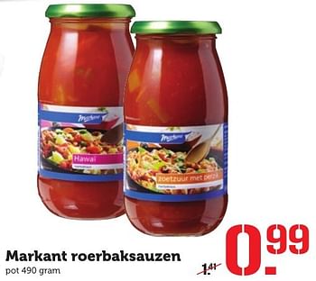 Aanbiedingen Markant roerbaksauzen - Markant - Geldig van 12/12/2016 tot 18/12/2016 bij Coop