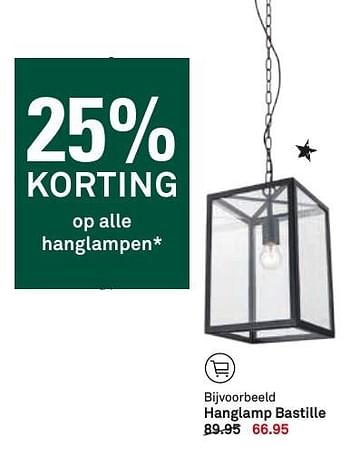Aanbiedingen Hanglamp bastille - Huismerk Karwei - Geldig van 12/12/2016 tot 18/12/2016 bij Karwei