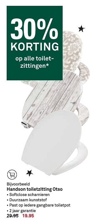 Aanbiedingen Handson toiletzitting otso - Handson - Geldig van 12/12/2016 tot 18/12/2016 bij Karwei