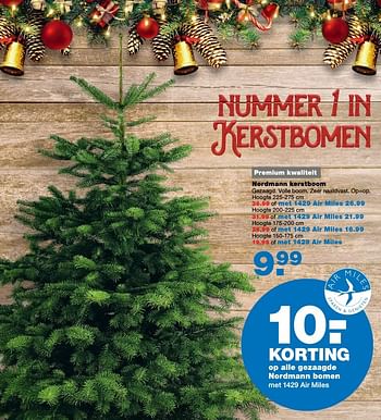 Aanbiedingen Nordmann kerstboom - Huismerk - Praxis - Geldig van 12/12/2016 tot 18/12/2016 bij Praxis
