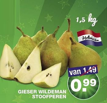 Aanbiedingen Gieser wildeman stoofperen - Huismerk - Aldi - Geldig van 11/12/2016 tot 18/12/2016 bij Aldi