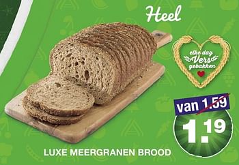 Aanbiedingen Luxe meergranen brood - Huismerk - Aldi - Geldig van 11/12/2016 tot 18/12/2016 bij Aldi