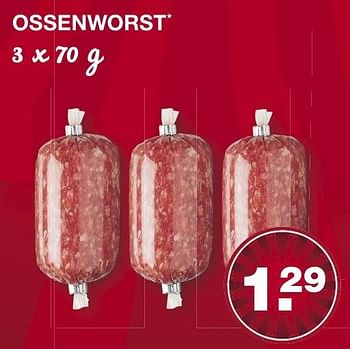 Aanbiedingen Ossenworst - Huismerk - Aldi - Geldig van 11/12/2016 tot 18/12/2016 bij Aldi