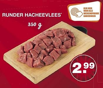 Aanbiedingen Runder hacheevlees - Huismerk - Aldi - Geldig van 11/12/2016 tot 18/12/2016 bij Aldi