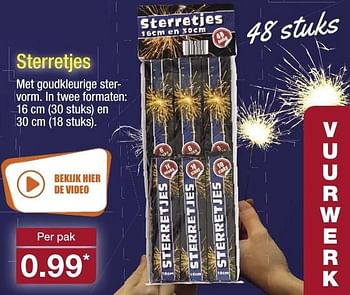 Aanbiedingen Sterretjes - Huismerk - Aldi - Geldig van 11/12/2016 tot 18/12/2016 bij Aldi