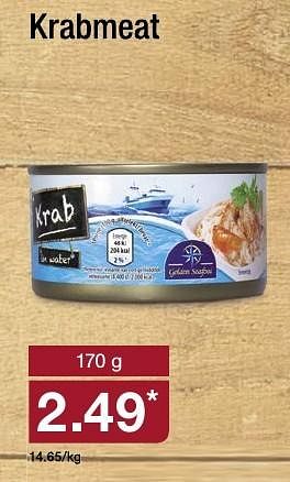 Aanbiedingen Krabmeat - Huismerk - Aldi - Geldig van 11/12/2016 tot 18/12/2016 bij Aldi