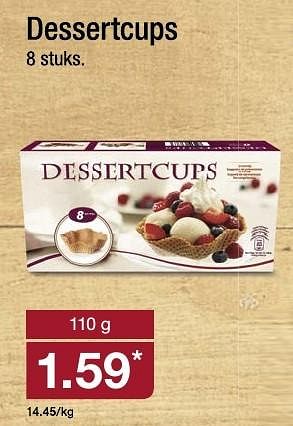 Aanbiedingen Dessertcups - Huismerk - Aldi - Geldig van 11/12/2016 tot 18/12/2016 bij Aldi