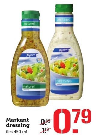 Aanbiedingen Markant dressing - Markant - Geldig van 12/12/2016 tot 18/12/2016 bij Coop