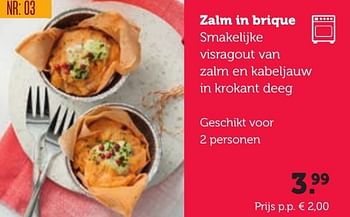 Aanbiedingen Zalm in brique - Huismerk - Coop - Geldig van 06/12/2016 tot 19/12/2016 bij Coop