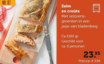 Aanbiedingen Zalm en croûte - Huismerk - Coop - Geldig van 06/12/2016 tot 19/12/2016 bij Coop