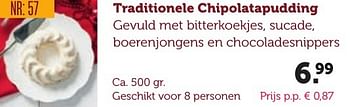 Aanbiedingen Traditionele chipolatapudding - Huismerk - Coop - Geldig van 06/12/2016 tot 19/12/2016 bij Coop