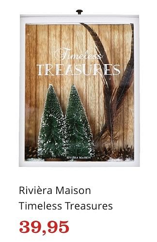 Aanbiedingen Rivièra maison timeless treasures - Riviera Maison - Geldig van 06/12/2016 tot 26/12/2016 bij Bol