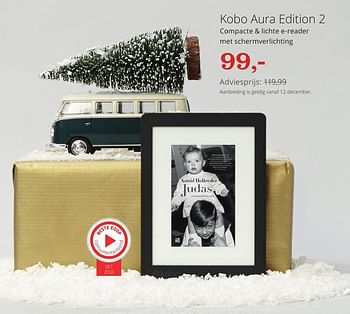 Aanbiedingen Kobo aura edition 2 - Huismerk - Bol - Geldig van 06/12/2016 tot 26/12/2016 bij Bol