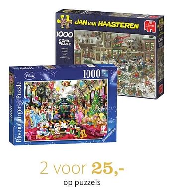 Aanbiedingen Puzzels - Jumbo - Geldig van 06/12/2016 tot 26/12/2016 bij Bol