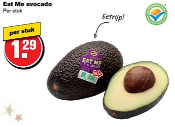 Aanbiedingen Eat me avocado - Eat Me - Geldig van 14/12/2016 tot 20/12/2016 bij Hoogvliet