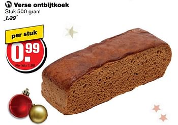 Aanbiedingen Verse ontbijtkoek - Huismerk - Hoogvliet - Geldig van 14/12/2016 tot 20/12/2016 bij Hoogvliet