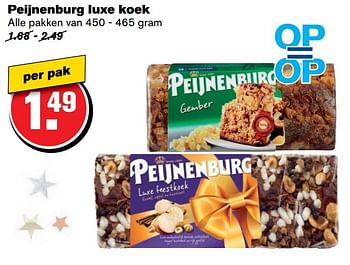 Aanbiedingen Peijnenburg luxe koek - Peijnenburg - Geldig van 14/12/2016 tot 20/12/2016 bij Hoogvliet
