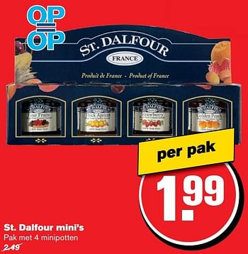 Aanbiedingen St. dalfour mini`s - St. Dalfour - Geldig van 14/12/2016 tot 20/12/2016 bij Hoogvliet
