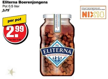 Aanbiedingen Eliterna boerenjongens - Eliterna  - Geldig van 14/12/2016 tot 20/12/2016 bij Hoogvliet