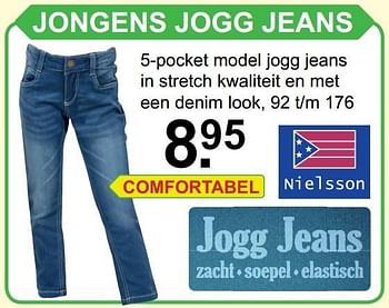 Aanbiedingen Jongens jogg jeans - Nielsson - Geldig van 19/12/2016 tot 07/01/2017 bij Van Cranenbroek