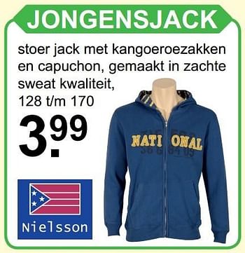 Aanbiedingen Jongensjack - Nielsson - Geldig van 19/12/2016 tot 07/01/2017 bij Van Cranenbroek