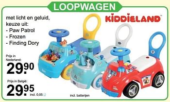 Aanbiedingen Loopwagen - Kiddieland - Geldig van 19/12/2016 tot 07/01/2017 bij Van Cranenbroek