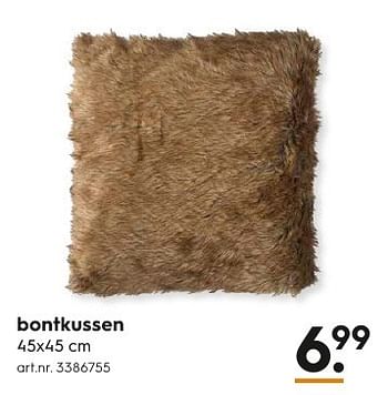 Aanbiedingen Bontkussen - Huismerk - Blokker - Geldig van 05/12/2016 tot 21/12/2016 bij Blokker