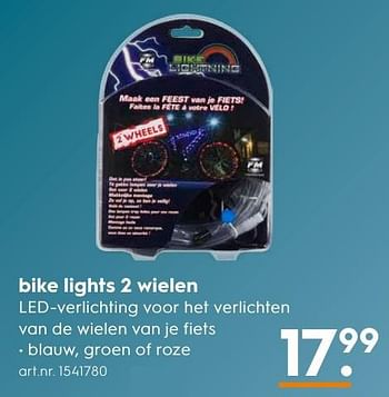 Aanbiedingen Bike lights 2 wielen - Huismerk - Blokker - Geldig van 05/12/2016 tot 21/12/2016 bij Blokker