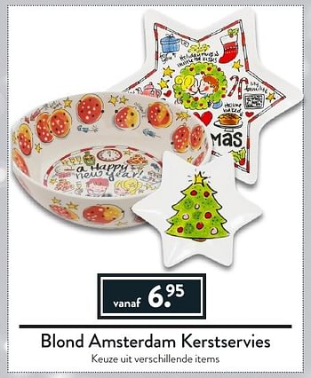 Aanbiedingen Blond amsterdam kerstservies - Blond Amsterdam - Geldig van 12/12/2016 tot 22/12/2016 bij Cook & Co