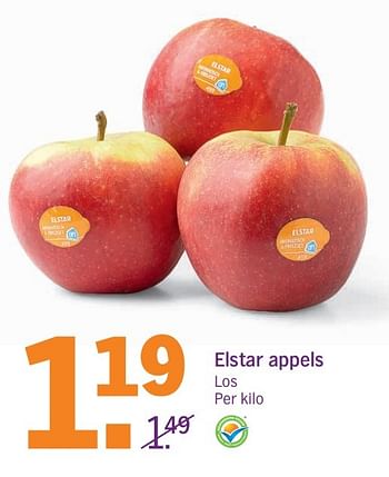 Aanbiedingen Elstar appels - Huismerk - Albert Heijn - Geldig van 18/12/2016 tot 24/12/2016 bij Albert Heijn