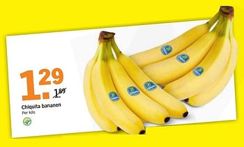 Aanbiedingen Chiquita bananen - Chiquita - Geldig van 18/12/2016 tot 24/12/2016 bij Albert Heijn
