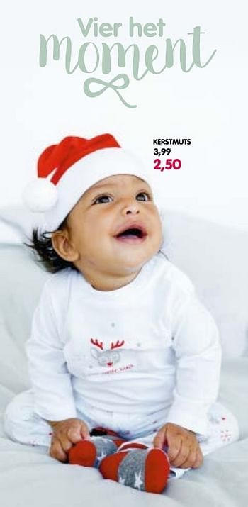 Aanbiedingen Kerstmuts - Huismerk - Prenatal - Geldig van 05/12/2016 tot 24/12/2016 bij Prenatal