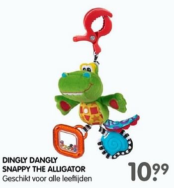 Aanbiedingen Dingly dangly snappy the alligator - Huismerk - Prenatal - Geldig van 05/12/2016 tot 24/12/2016 bij Prenatal