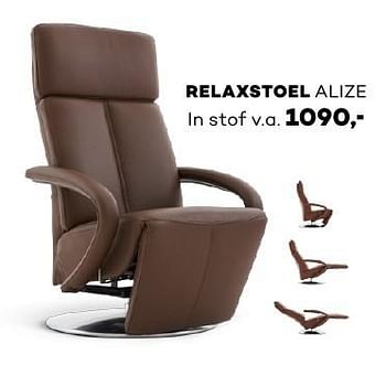 Aanbiedingen Relaxstoel alize - Huismerk - Prominent - Geldig van 04/12/2016 tot 24/12/2016 bij Prominent